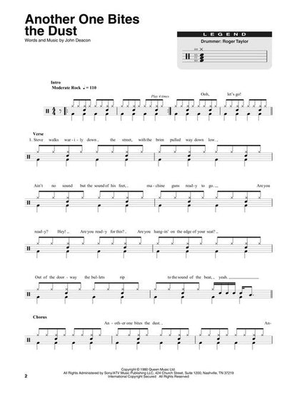 Queen - Drum Play-Along Vol. 29 - Book/Online Audio