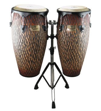 Supremo Series Select Chiseled Orange Congas - 10 inch. & 11 inch.