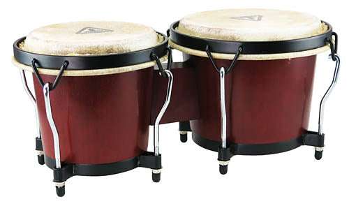 Ritmos Series Mahogany Finish Bongos - 6 inch. & 7 inch.