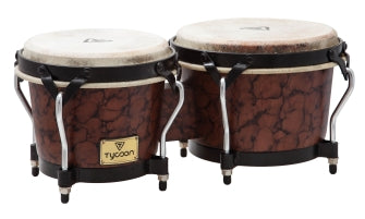 Supremo Series Marble Finish Bongos - 7 inch. & 8-1/2 inch.