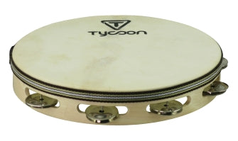 Single Row Headed Wooden Tambourine