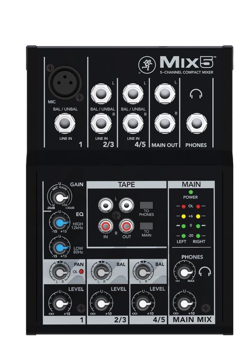 Mix5 5-Channel Compact Mixer