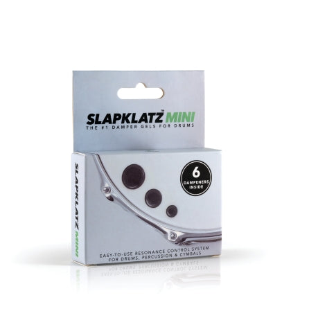 SlapKlatz Mini - 6 Gel Pads W/case - Black