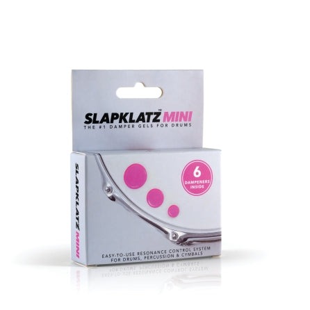SlapKlatz Mini - 6 Gel Pads W/case - Pink
