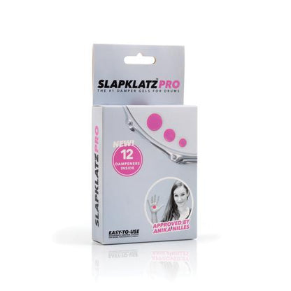 Slapklatz Pro - 12 Gel Pads W/pro Case - Pink