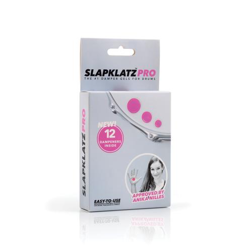 Slapklatz Pro - 12 Gel Pads W/pro Case - Pink