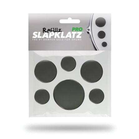 SlapKlatz Pro Refillz - 12 Gel Pads No Case - Black