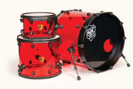 Josh Dun Torch 3-Piece Kit - Red Acrylic Shells - Red Acrylic Shells