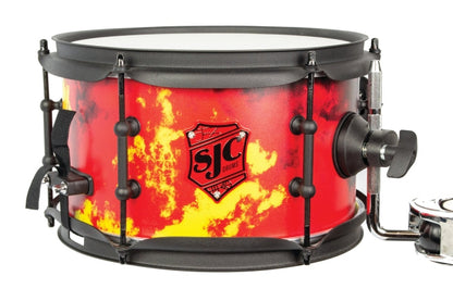 Josh Dun Inferno 6x10 Side Snare - Inferno Custom Wrap - Inferno Custom Wrap
