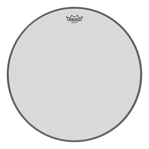 Ambassador Smooth White Drumhead (Bass) - 20 inch.