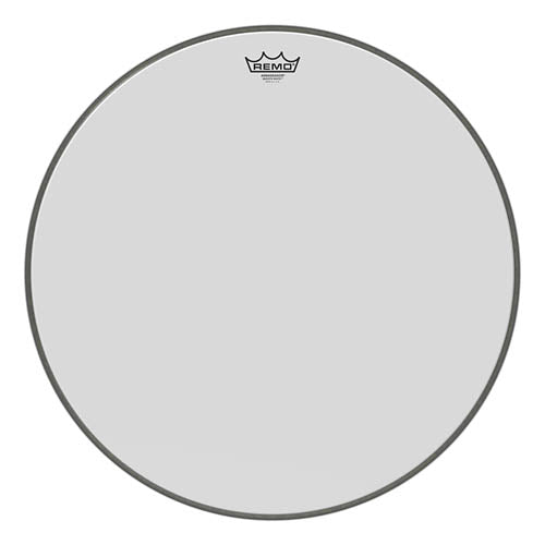 Ambassador Smooth White Drumhead (Bass) - 22 inch.