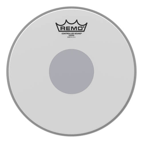Batter, Controlled Sound, Coated - 10 Diameter, Black Dot on Bottom