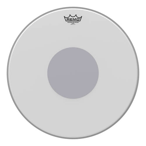 Batter, Controlled Sound, Coated - 18 Diameter, Black Dot on Bottom