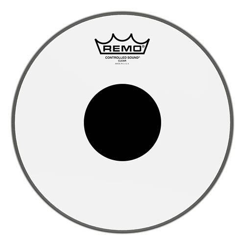 Controlled Sound Series Clear Black Dot Drumhead - 10 inch.