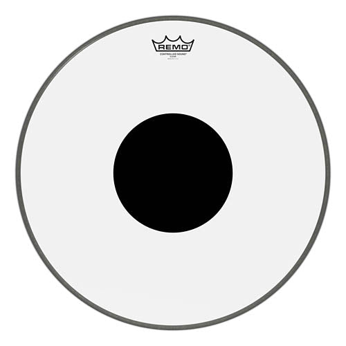 Controlled Sound Series Clear Black Dot Drumhead (Bass) - 18 inch.