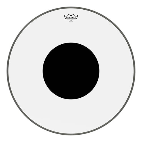 Controlled Sound Series Clear Black Dot Drumhead (Bass) - 22 inch.