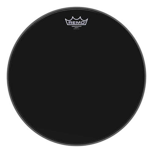 Ambassador Ebony Series Drumhead - 15 inch.