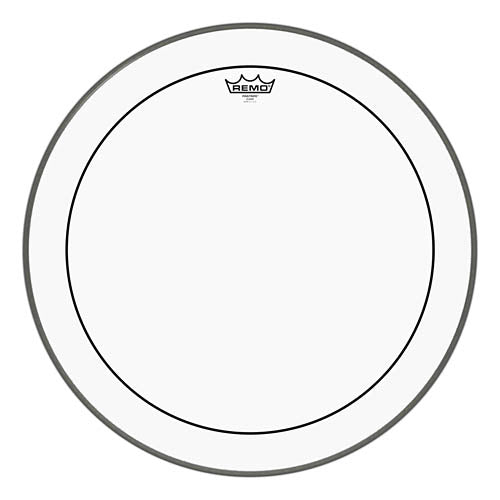 Bass, Pinstripe, Clear, 22“ Diameter