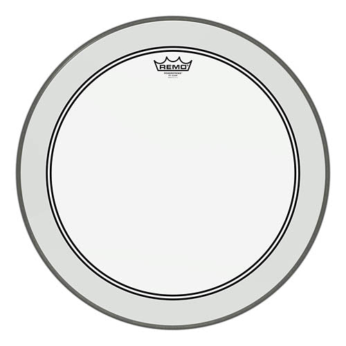 Bass, Powerstroke 3, Clear, 20“ Diameter, 2-1/2” Impact Patch