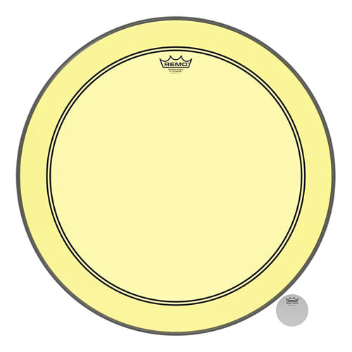 Bass, Powerstroke 3, Colortone, 24“ Diameter, Yellow
