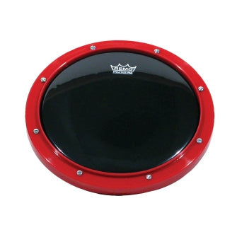 Practice Pad, 6 Diameter, Red with Ebony� Head - 6 Diameter, Red with Ebony� Head