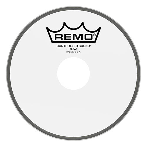 **special Order**, Batter, Controlled Sound, Clear, 6“ Diameter, White Dot On Top