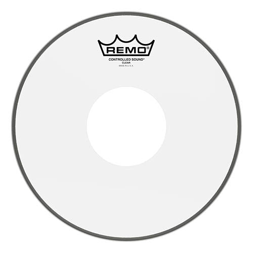 **special Order**, Batter, Controlled Sound, Clear, 10“ Diameter, White Dot On Top