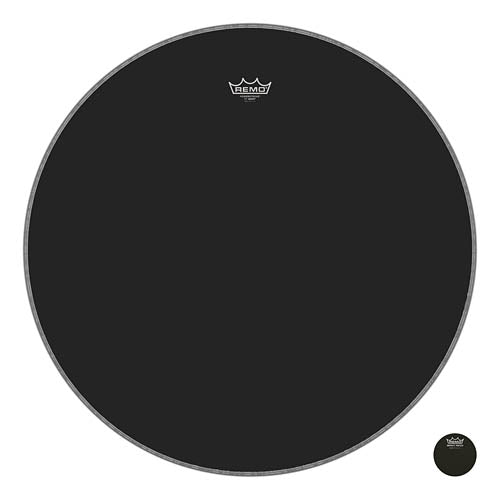 **special Order**, Bass, Powerstroke 4, Ebony, 24“ Diameter, With Impact Patch