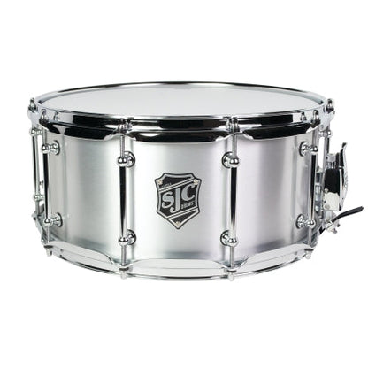 Alpha Aluminum Snare, 6.5x14, 1.2mm Brushed Aluminum Shell, Tube Lugs, Chrome Hardware - 1.2mm Brushed Aluminum shell