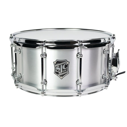 Alpha Aluminum Snare, 6.5x14, 1.2mm Brushed Aluminum Shell, Tube Lugs, Chrome Hardware - 1.2mm Brushed Aluminum shell