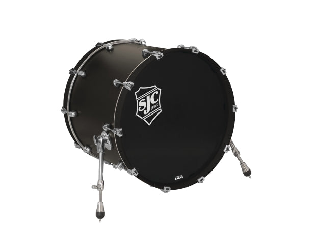 Navigator Bass Drum 18x22 Ghost Black, Chrome Hw - Ghost Black