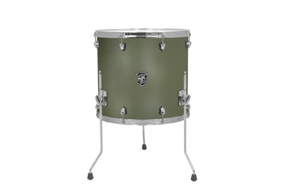 Navigator Floor Tom 16x18 Deep Olive, Chrome Hw - Deep Olive