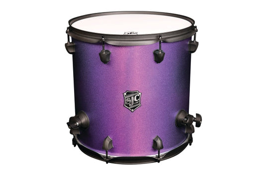 Pathfinder Floor Tom 14x14 Purple Glimmer, Black Hw - Purple Glimmer