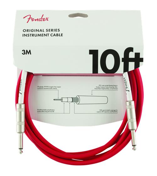 Original Series Instrument Cable - 10' Fiesta Red