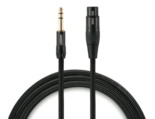 Premier Series - Studio & Live XLR Female to TRS Male - 6 Foot.