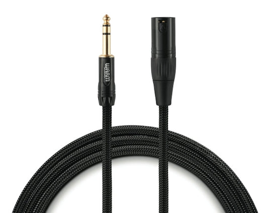 Premier Series - Studio & Live XLR Male to TRS Male - 3 Foot.