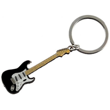 Stratocaster Keychain, Black