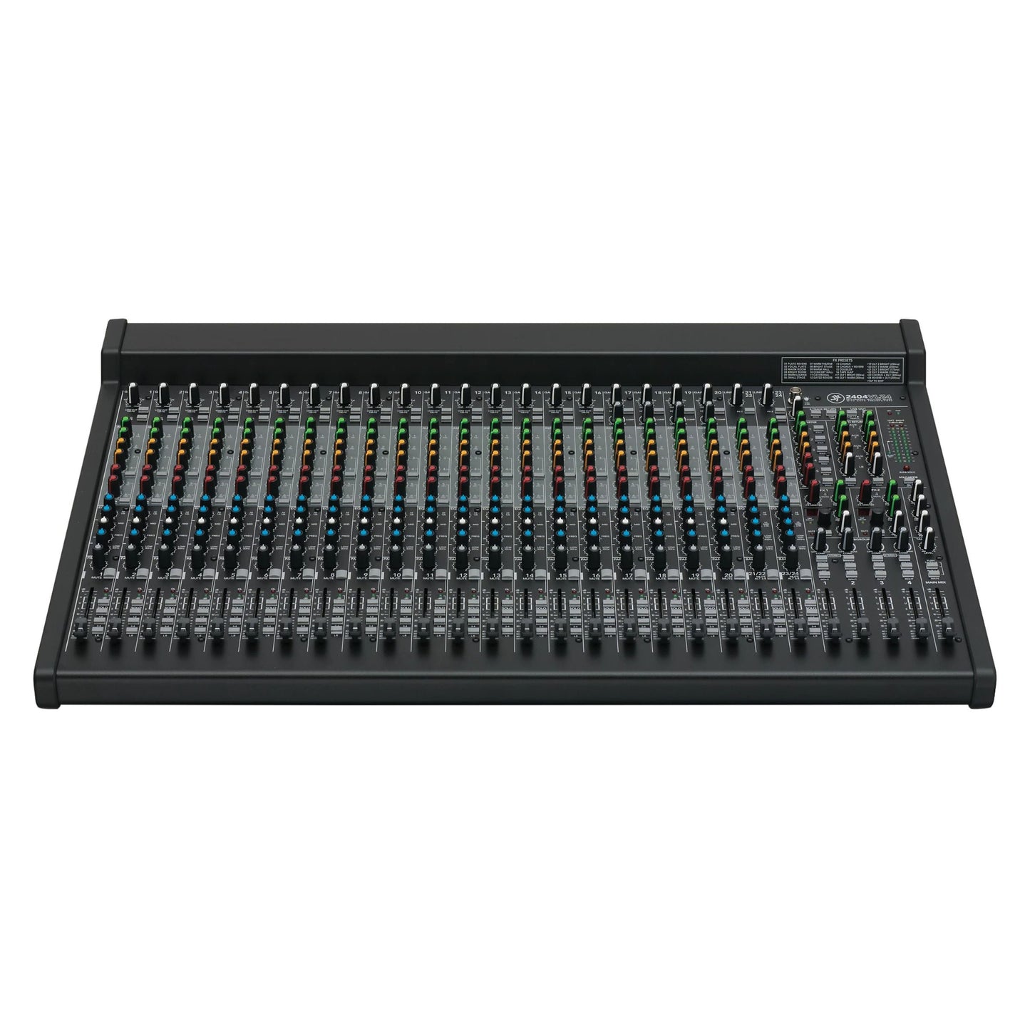 2404VLZ4 24-Channel 4-Bus Analog Effects Mixer with USB