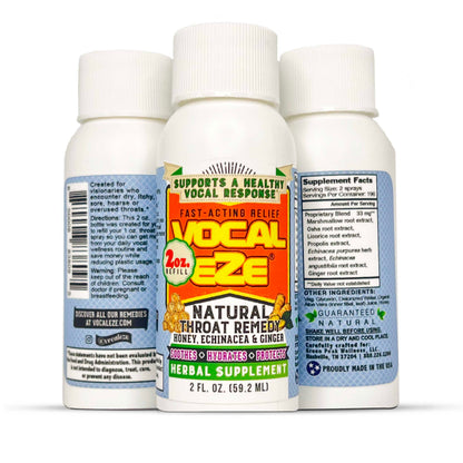 Vocal Eze Throat Spray Refill 2oz.