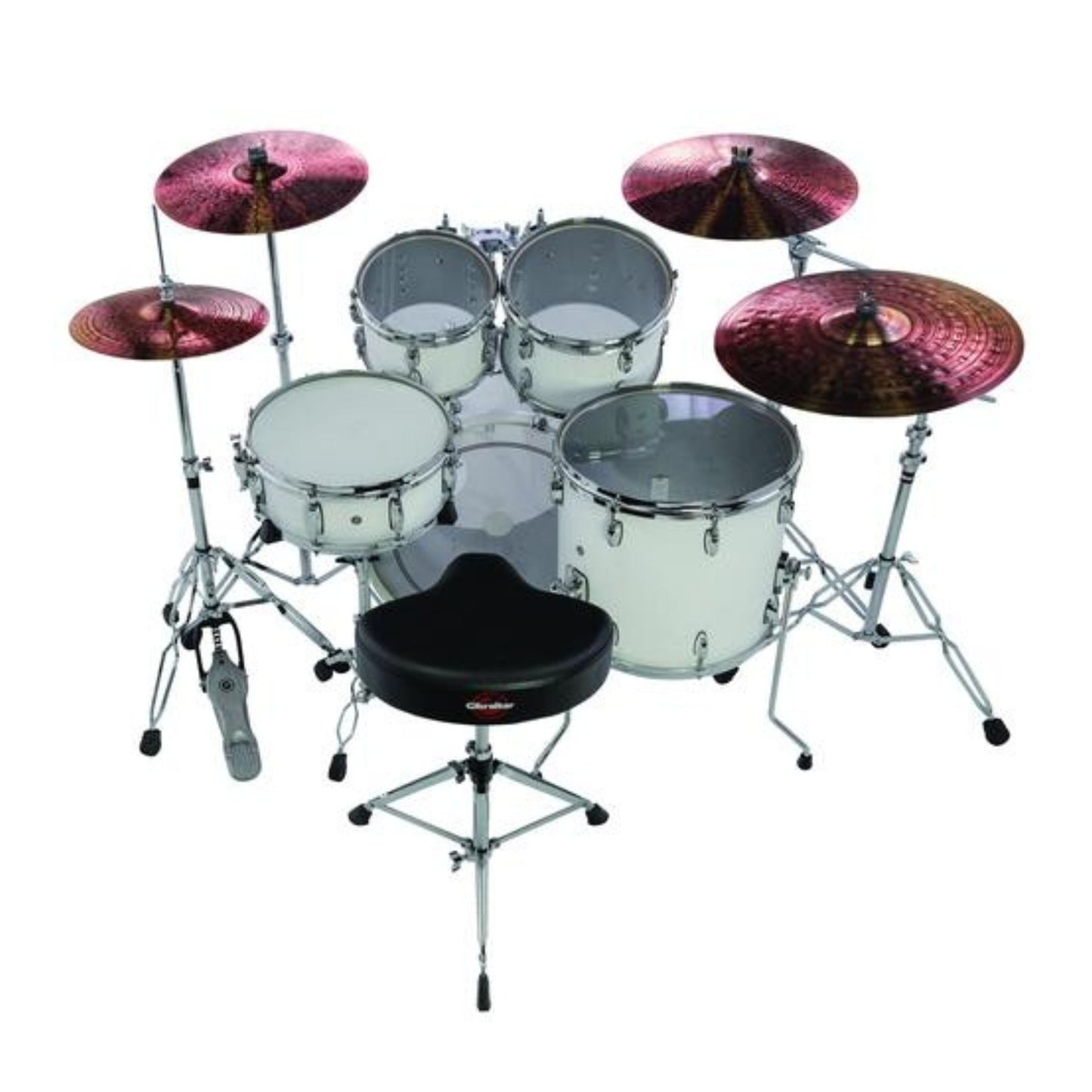 15" Vinyl Moto Drum Throne