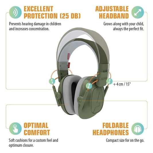 Muffy Kids Earmuffs - Green