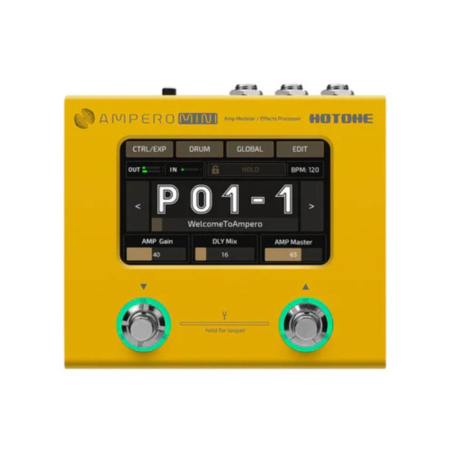 Ampero Mini Guitar Pedal - Marigold