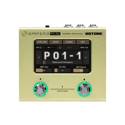 Ampero Mini Guitar Pedal - Mustard