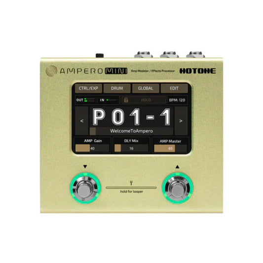 Ampero Mini Guitar Pedal - Mustard