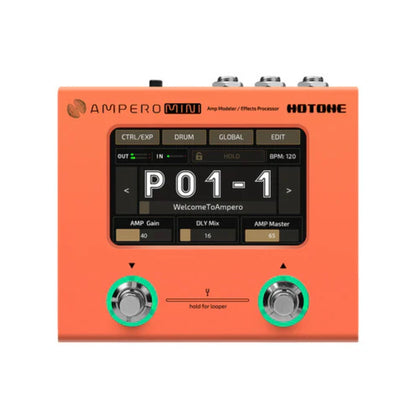 Ampero Mini Guitar Pedal - Orange