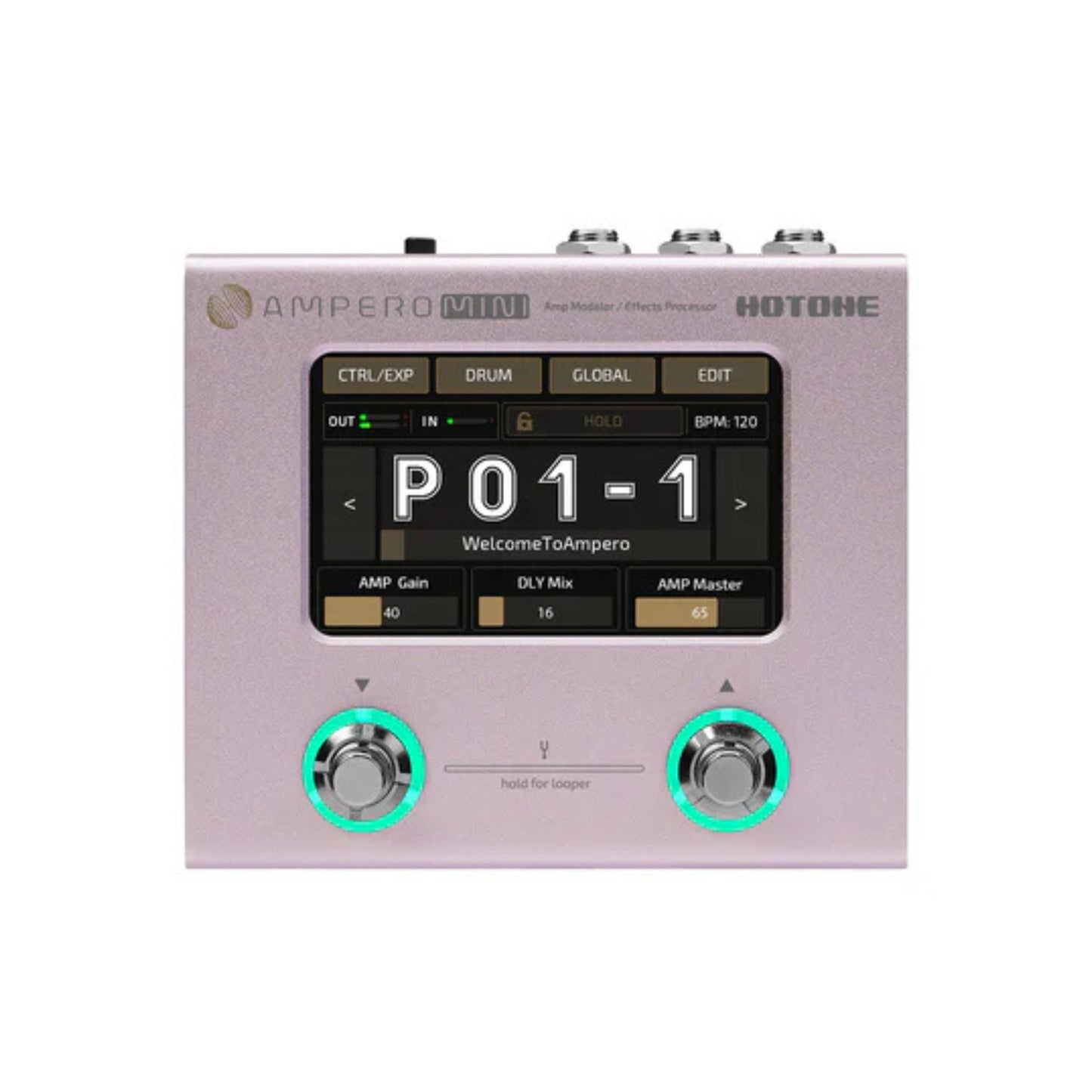 Ampero Mini Guitar Pedal - Purple Taro