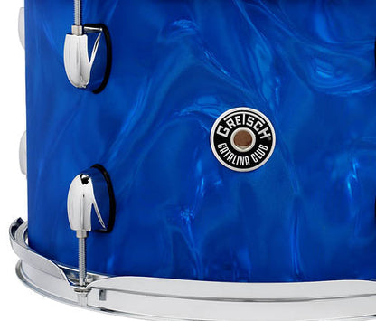 Cat Club 16x16 Floor Tom Ft Bsf Blue Satin Flame Ct1