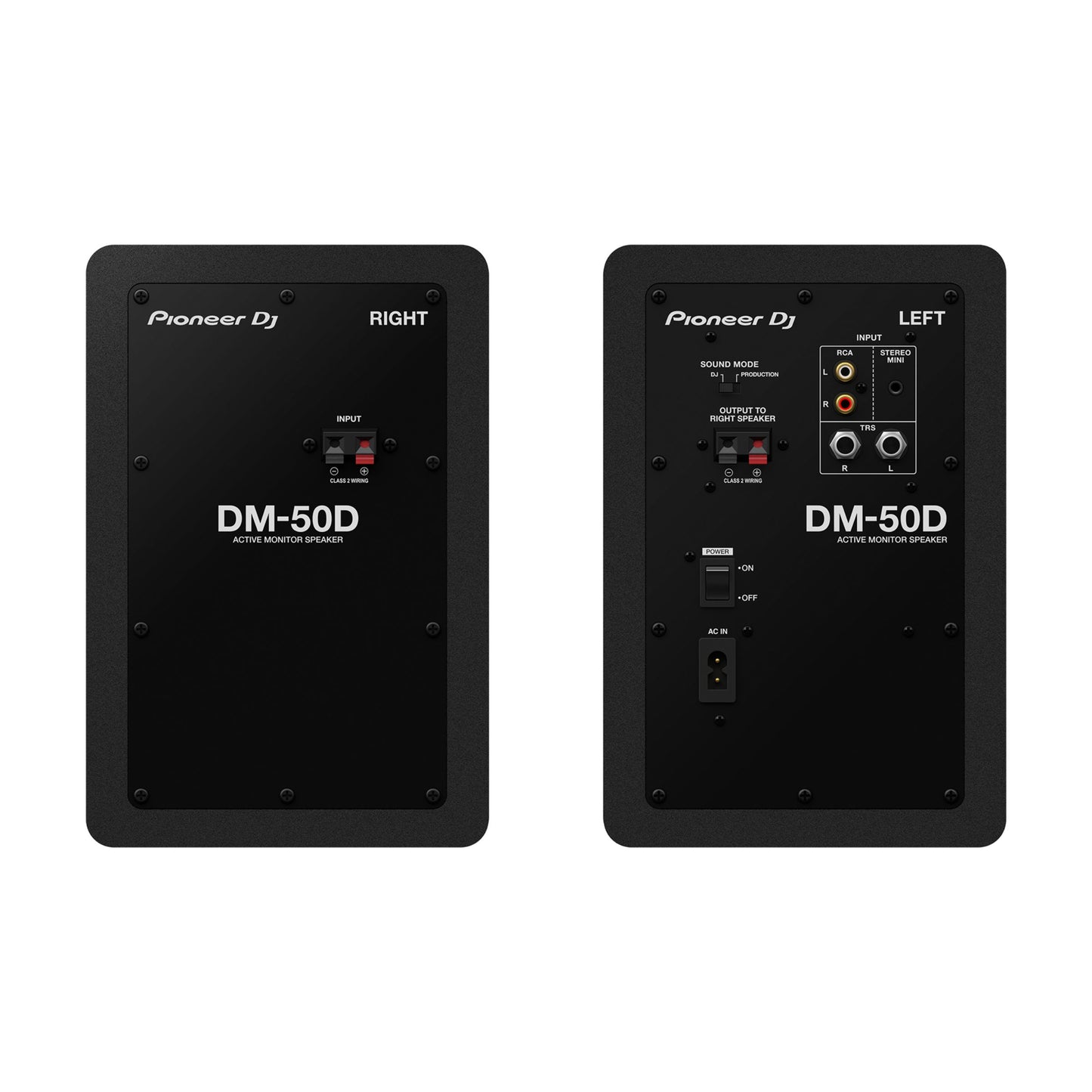 DM-50D Active Studio Monitors - Black (Pair)