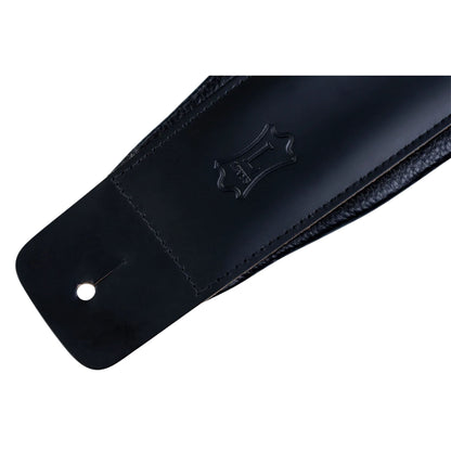 Larsen Leather Deluxe Series Guitar Strap - Black