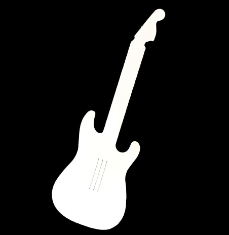 Little Wing Decorate Your Own Electric Guitar (12pk)